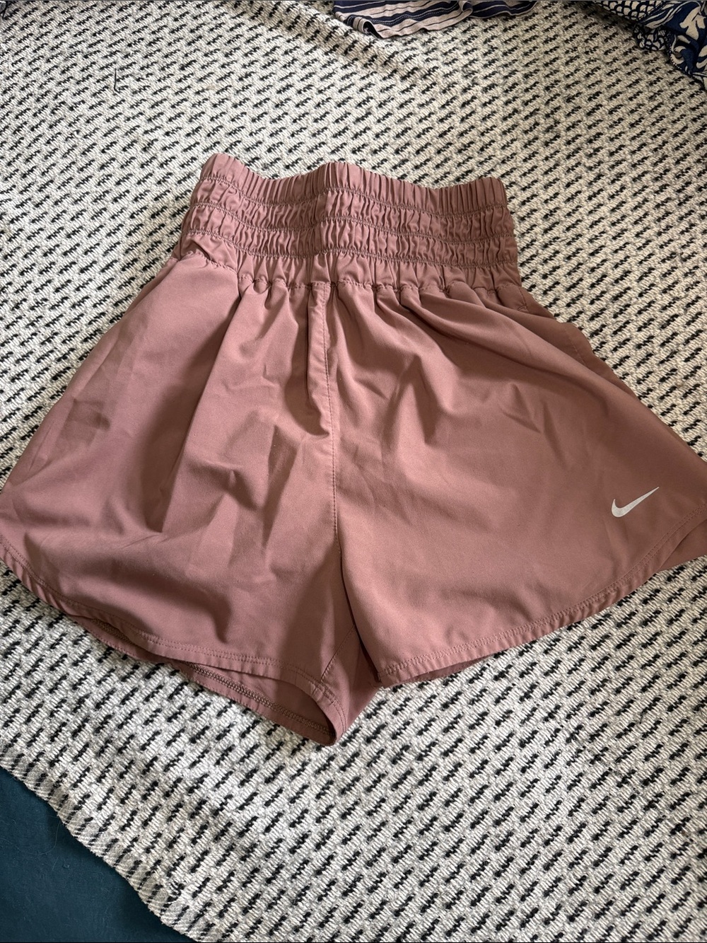 Nike Women’s Dusty Rose Elastic-Waist Athletic Shorts